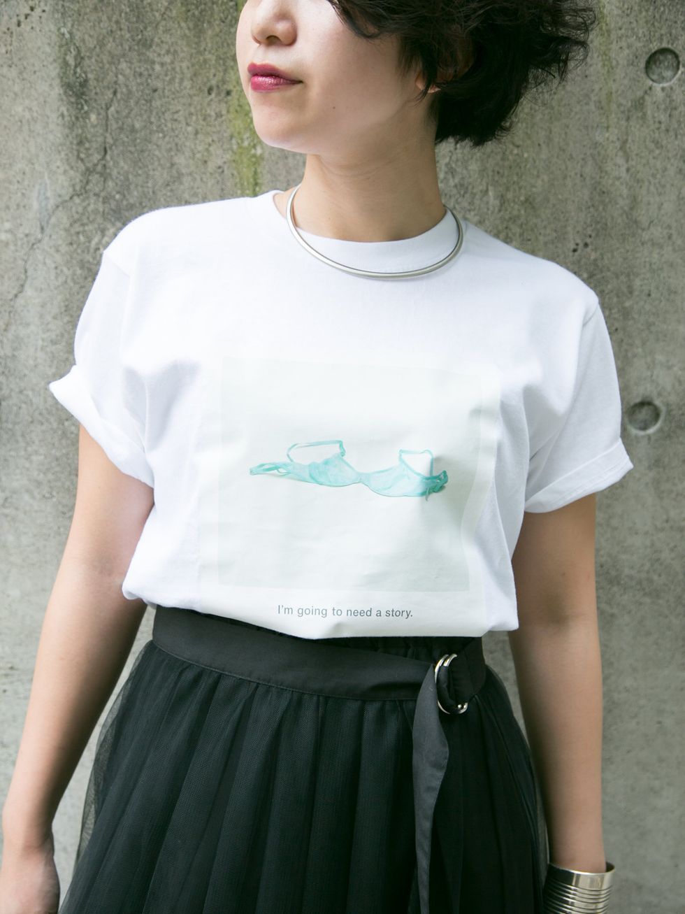 Clothing, White, T-shirt, Waist, Neck, Green, Turquoise, Sleeve, Shoulder, Top, 
