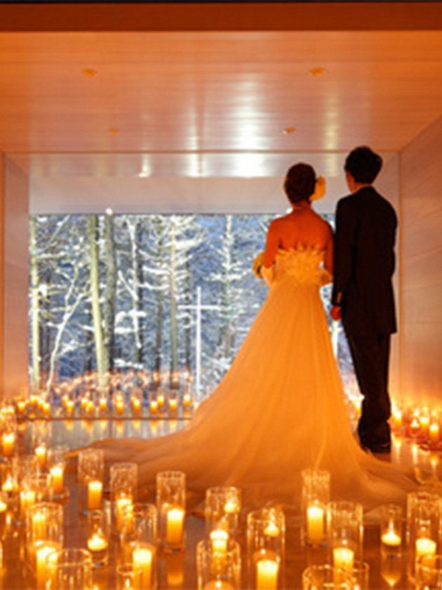Photograph, Orange, Yellow, Dress, Ceremony, Bride, Lighting, Wedding, Marriage, Formal wear, 