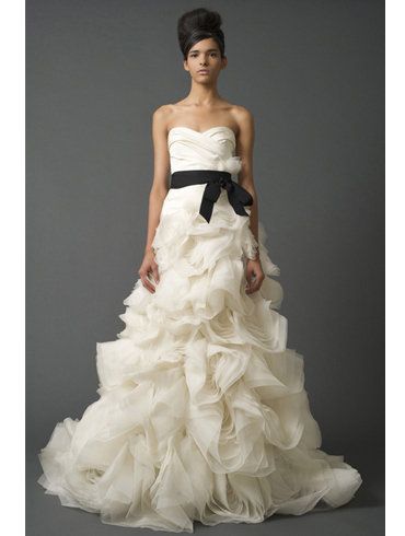 Gown, Clothing, Dress, Wedding dress, Fashion model, Strapless dress, Bridal clothing, A-line, Shoulder, Bridal party dress, 