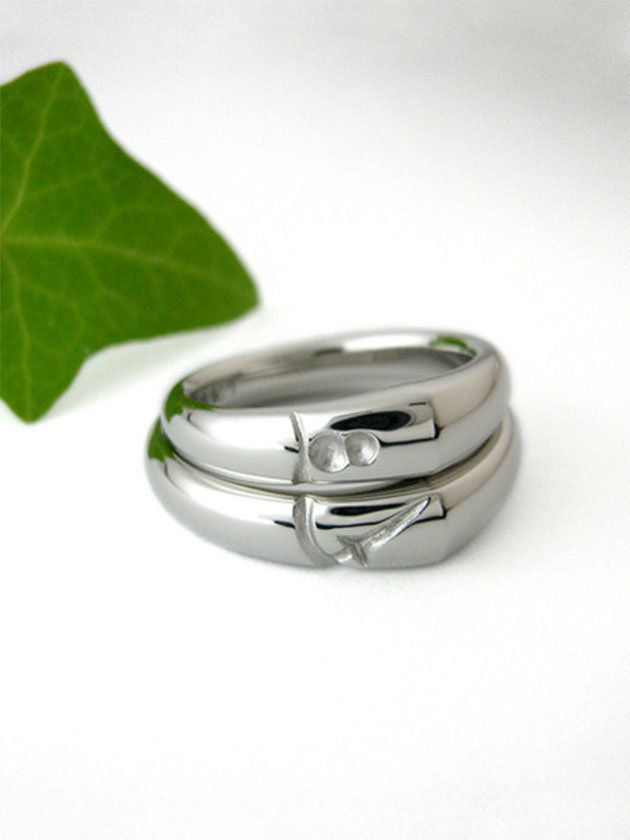 Ring, Platinum, Wedding ring, Fashion accessory, Metal, Jewellery, Wedding ceremony supply, Silver, Leaf, Engagement ring, 