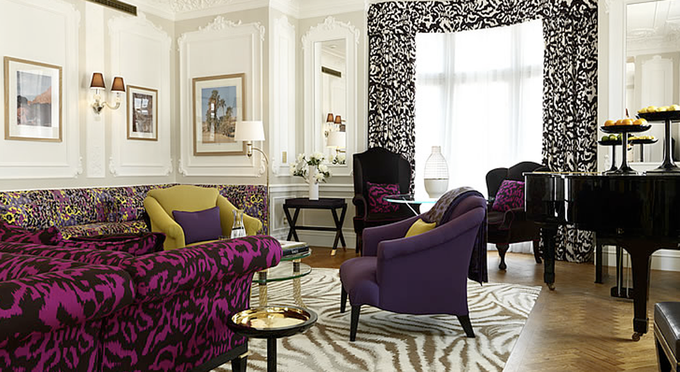 Interior design, Room, Floor, Flooring, Furniture, Purple, Home, Interior design, Violet, Picture frame, 