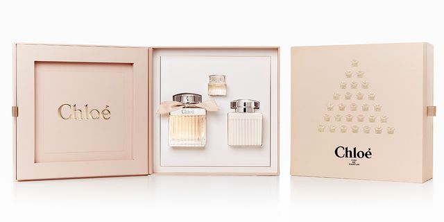 Perfume, Product, Beauty, Cosmetics, Beige, Glass bottle, Brand, Box, 