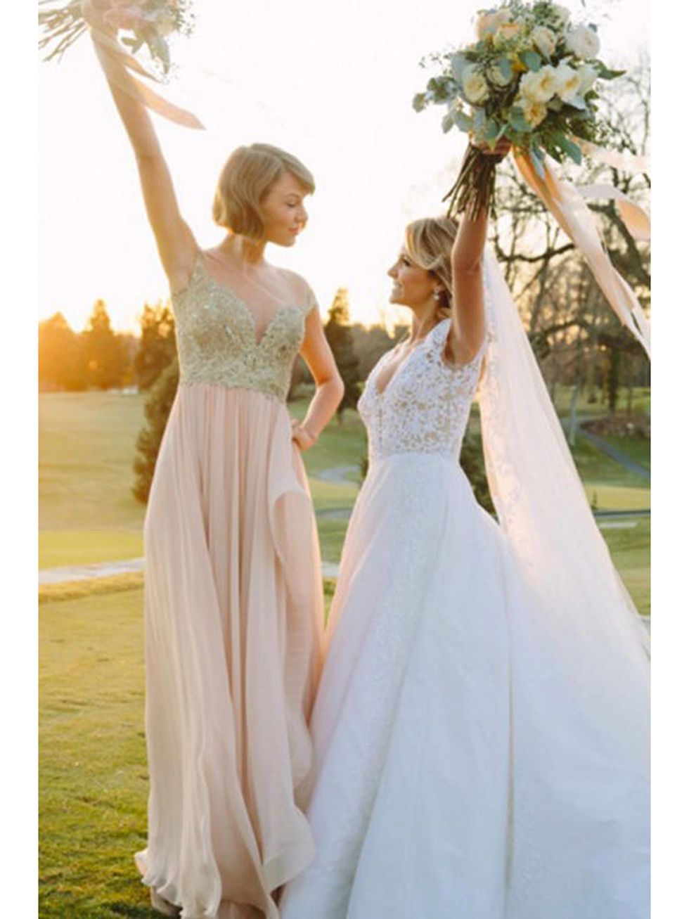 Gown, Dress, Wedding dress, Clothing, Bridal party dress, Photograph, Bridal clothing, Shoulder, Bride, A-line, 