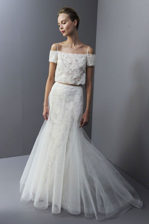 Gown, Wedding dress, Clothing, Fashion model, Dress, Shoulder, Bridal party dress, Bridal clothing, Photograph, Bride, 