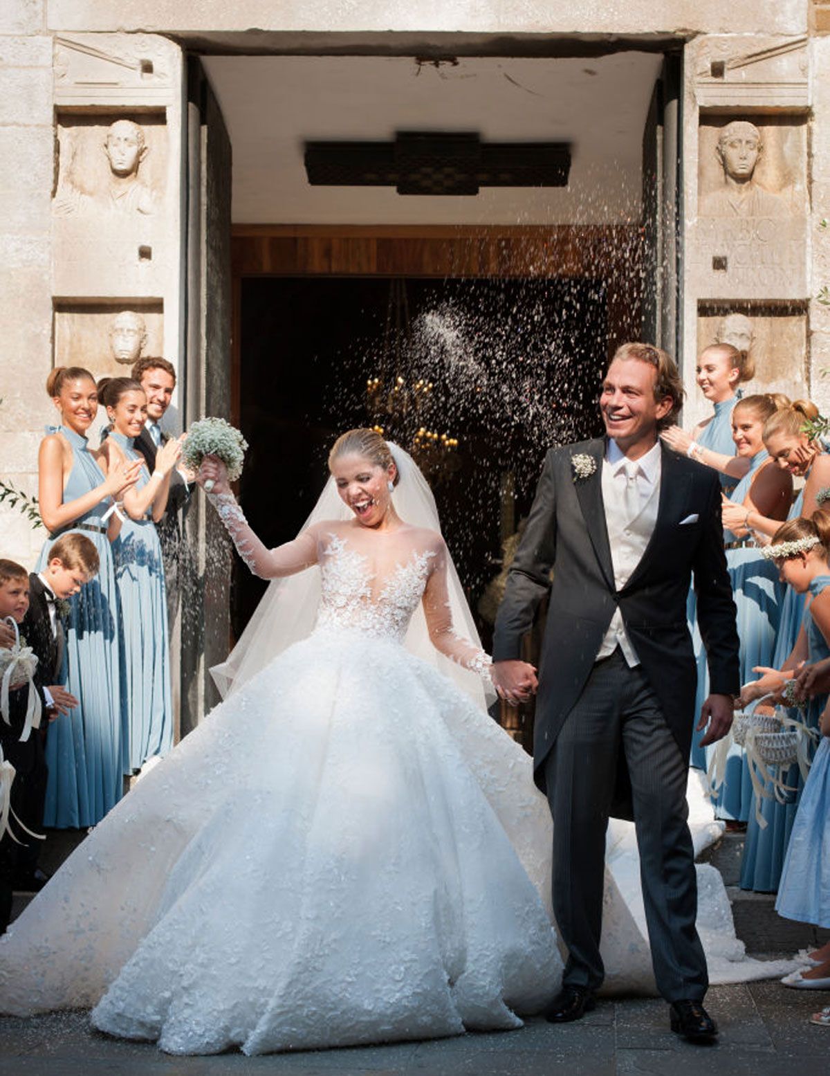 驚愕 史上最も高額なウエディングドレスをまとったセレブ花嫁 Top10 Elle Mariage エル マリアージュ