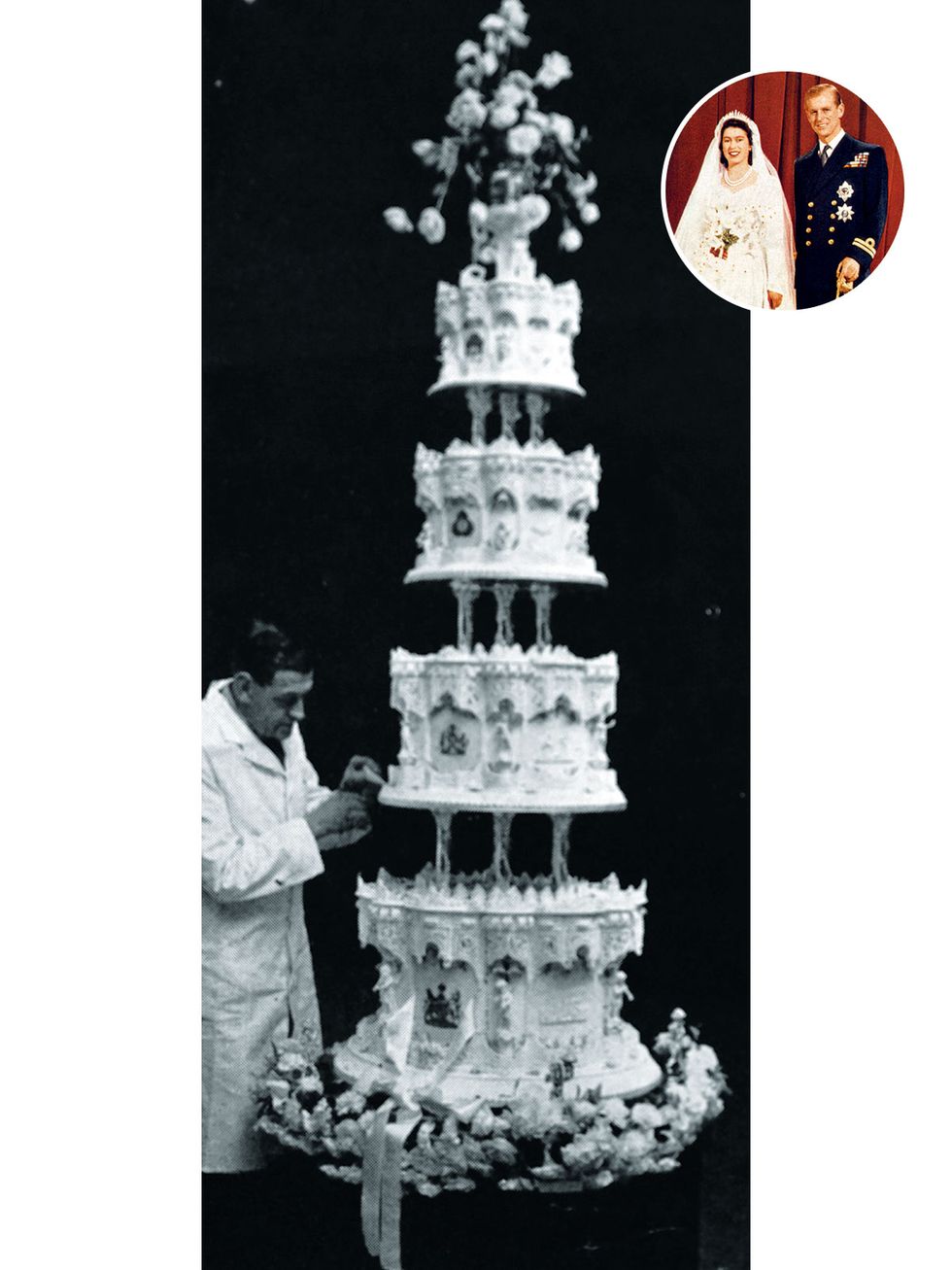 White, Cake, Monochrome photography, Cake decorating, Baked goods, Dessert, Monochrome, Wedding ceremony supply, Black-and-white, Wedding cake, 