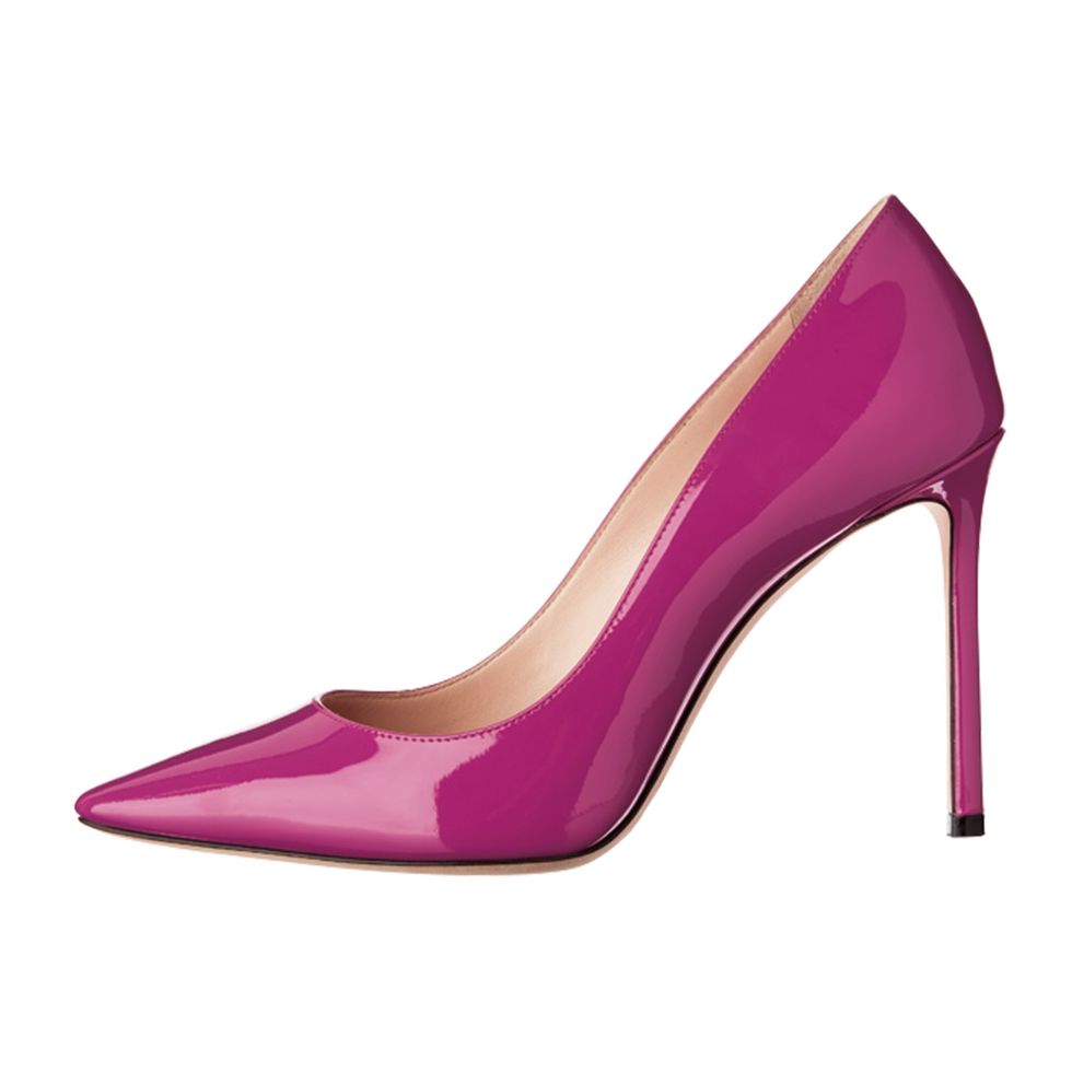 High heels, Footwear, Violet, Basic pump, Court shoe, Pink, Purple, Magenta, Shoe, Leather, 