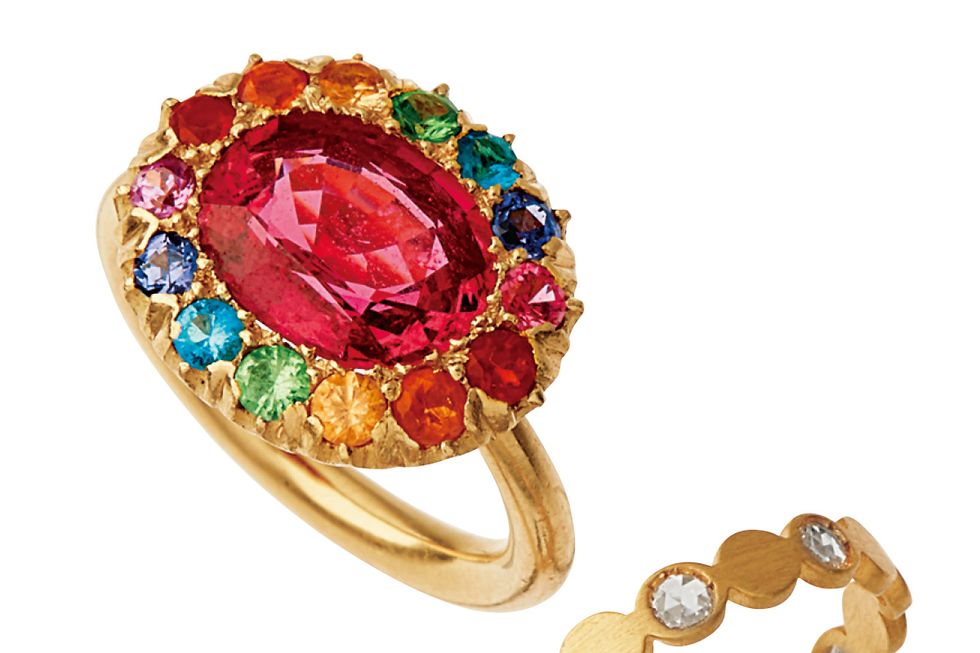 Jewellery, Fashion accessory, Ring, Gemstone, Body jewelry, Diamond, Engagement ring, Yellow, Crystal, Ruby, 
