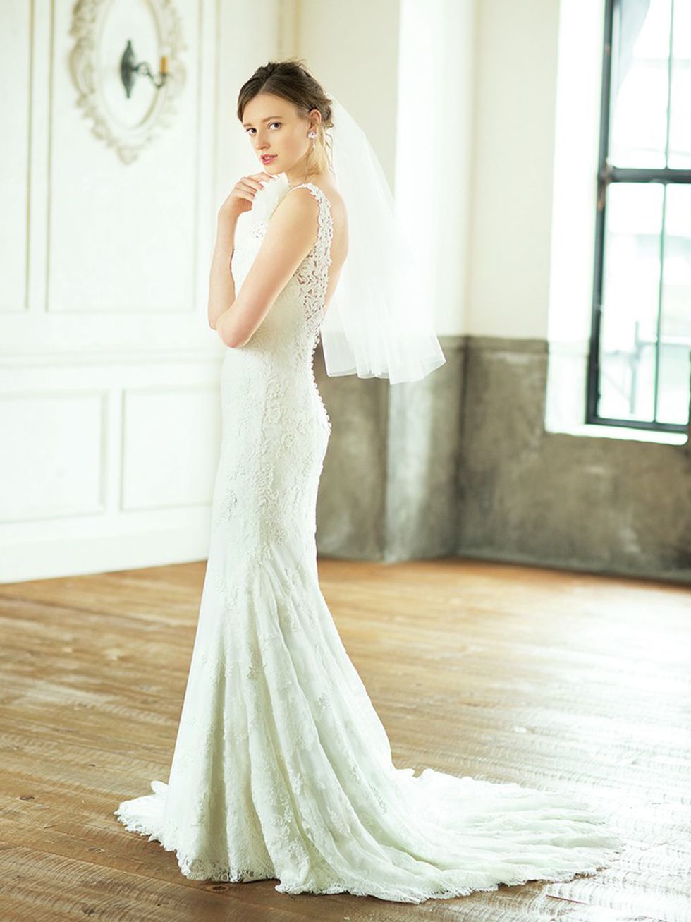 Gown, Wedding dress, Dress, Clothing, Bride, Shoulder, Photograph, Bridal clothing, Bridal party dress, Beauty, 