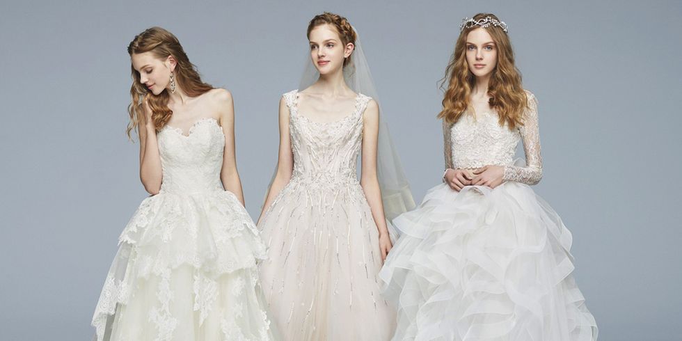 Gown, Wedding dress, Clothing, Fashion model, Dress, Shoulder, Bridal clothing, Waist, Bridal party dress, A-line, 