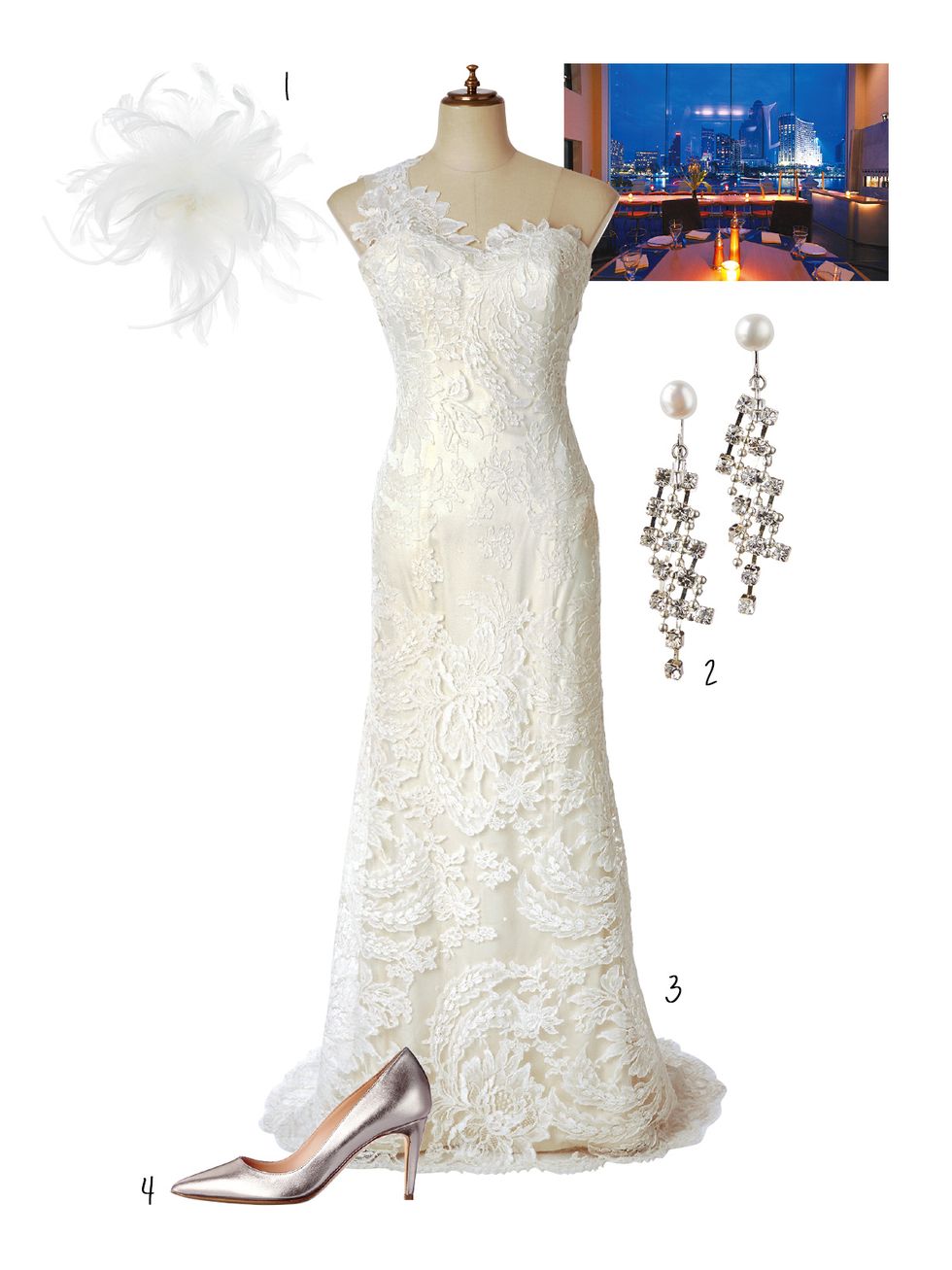 Clothing, Dress, Gown, Shoulder, White, Bridal party dress, Wedding dress, A-line, Bridal clothing, Strapless dress, 