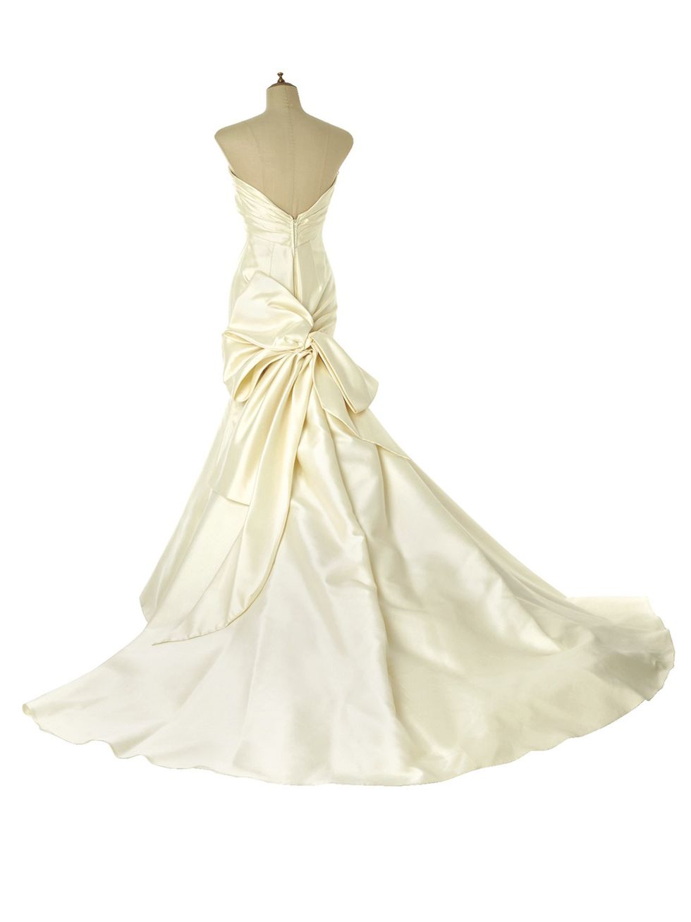 Dress, Clothing, Gown, Wedding dress, Bridal party dress, Bridal clothing, Strapless dress, A-line, Ivory, Shoulder, 