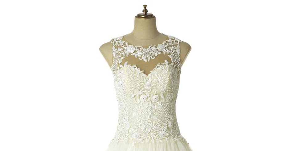 Gown, Clothing, Dress, Bridal party dress, Wedding dress, Bridal clothing, A-line, Shoulder, Day dress, Formal wear, 