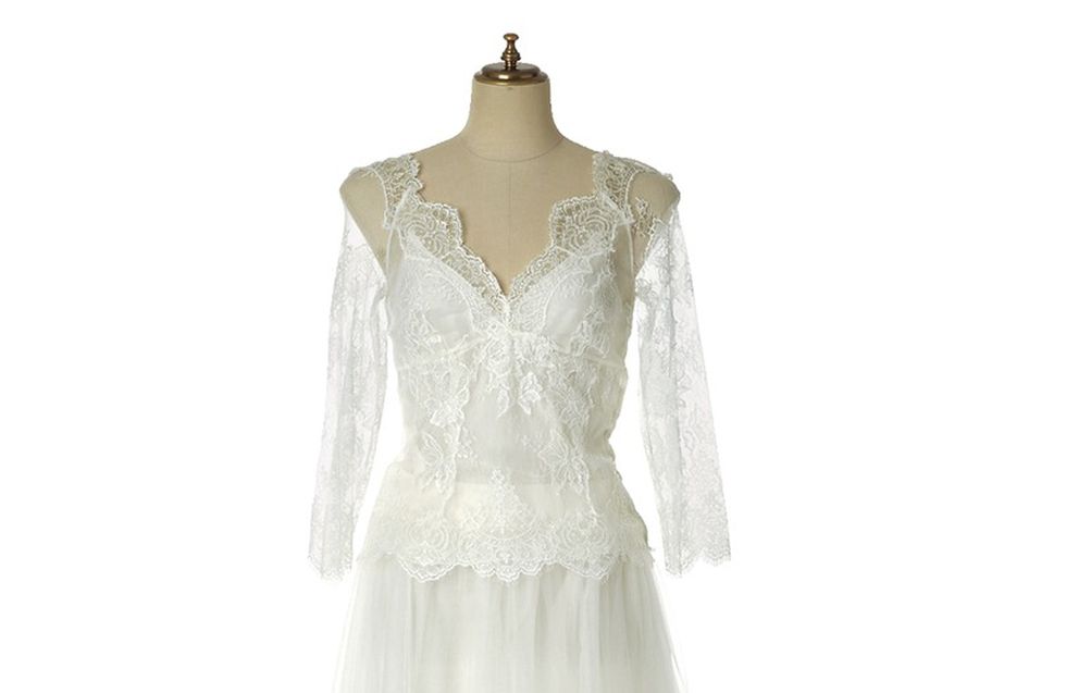 Clothing, Dress, Gown, White, Bridal party dress, Shoulder, A-line, Wedding dress, Day dress, Cocktail dress, 