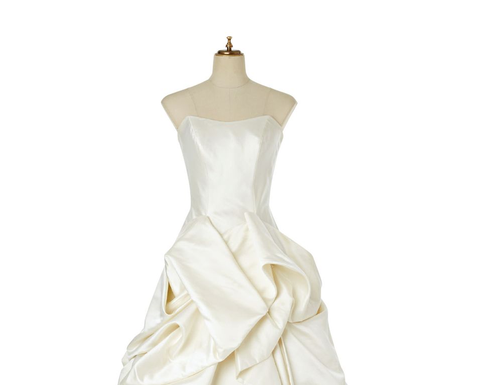 Dress, Textile, White, One-piece garment, Formal wear, Day dress, Fashion, Gown, Beige, Ivory, 