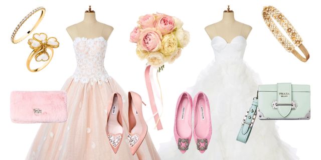 Dress, Pink, Style, Formal wear, Fashion, Peach, Embellishment, Natural material, Bridal accessory, Gown, 