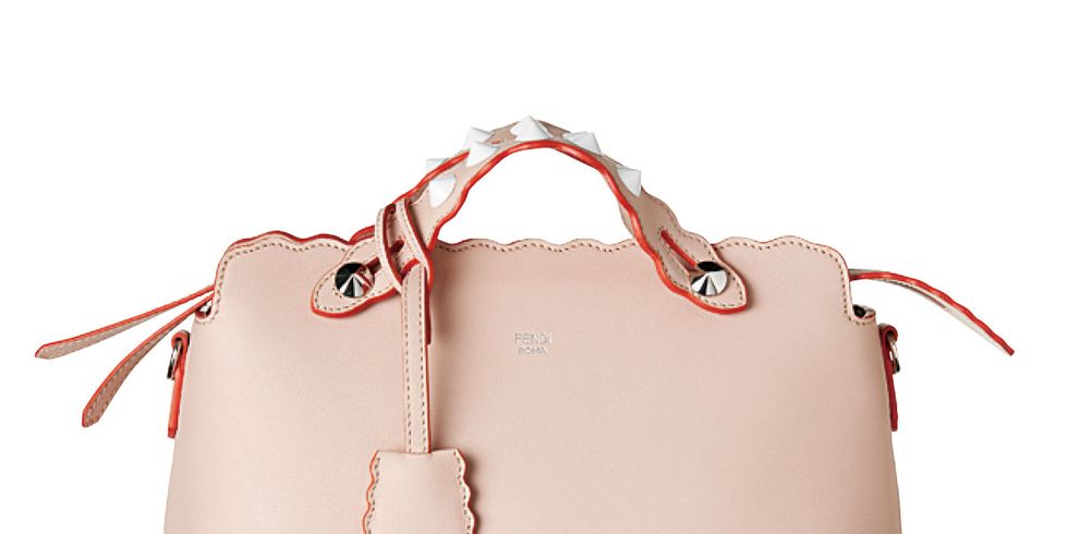 Handbag, Bag, White, Fashion accessory, Shoulder bag, Orange, Peach, Beige, Pink, Luggage and bags, 