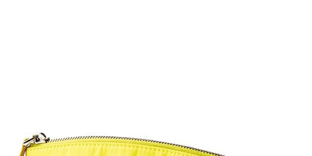 Yellow, Bag, Eye glass accessory, Beige, Coin purse, Zipper, 