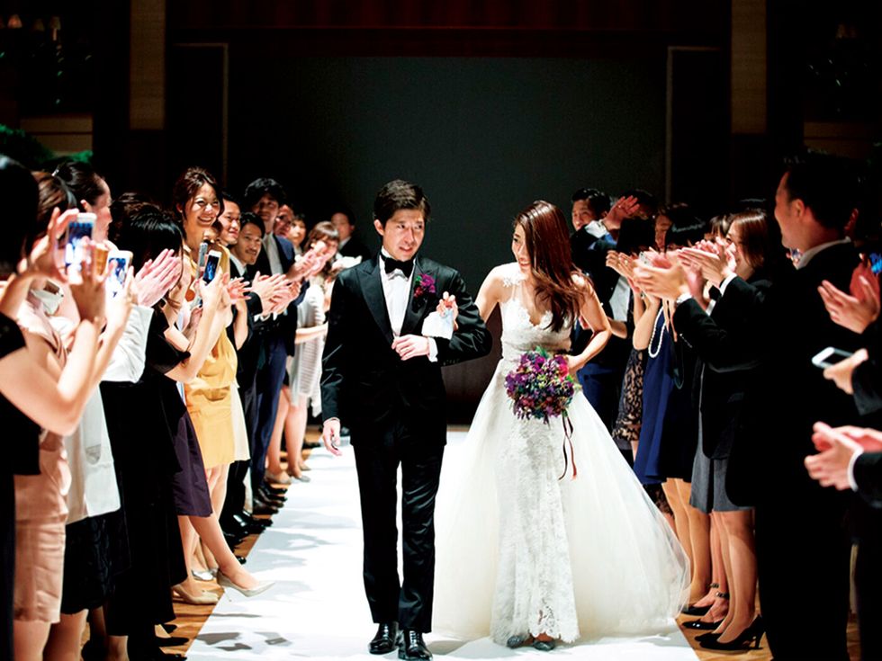 Coat, Event, Trousers, Bridal clothing, Dress, Photograph, Suit, Outerwear, Formal wear, Wedding dress, 