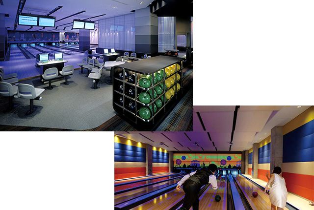Transport, Standing, Floor, Flooring, Purple, Colorfulness, Bowling, Ten-pin bowling, Bowler, Bowling equipment, 