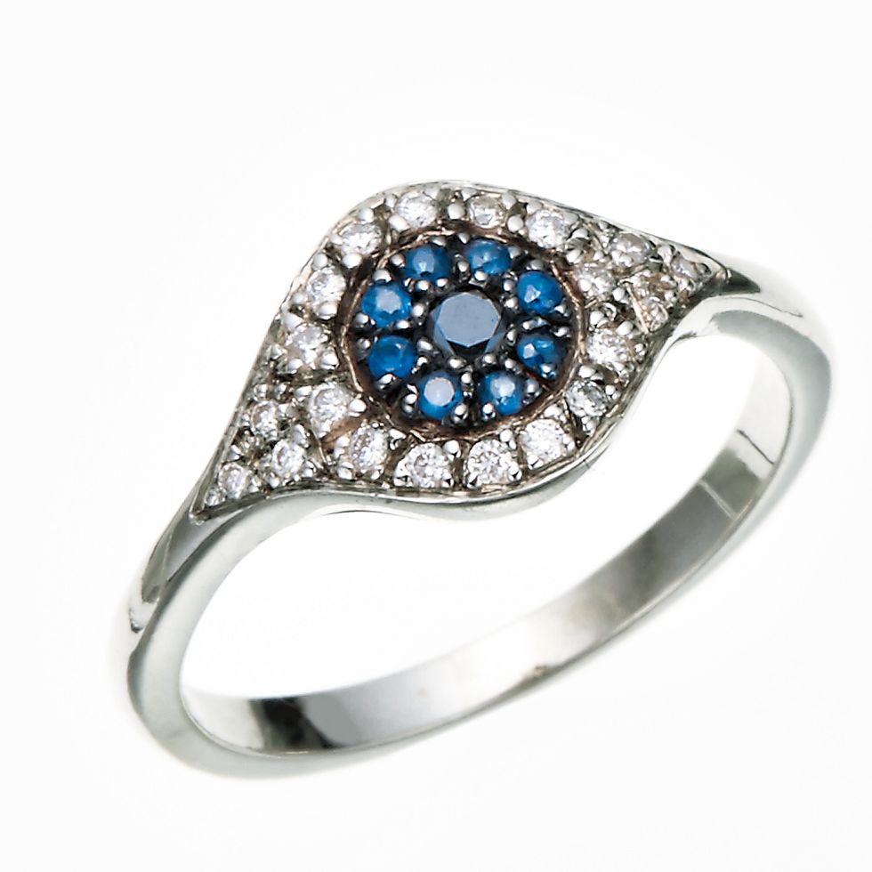 Fashion accessory, Ring, Engagement ring, Pre-engagement ring, Jewellery, Diamond, Gemstone, Blue, Body jewelry, Platinum, 
