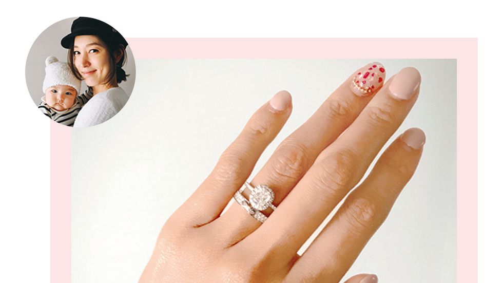 Finger, Ring, Jewellery, Nail, Hand, Fashion accessory, Engagement ring, Diamond, Manicure, Wrist, 