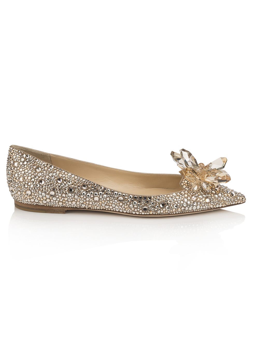 Footwear, Shoe, Beige, Ballet flat, Slingback, Fashion accessory, Silver, Glitter, 