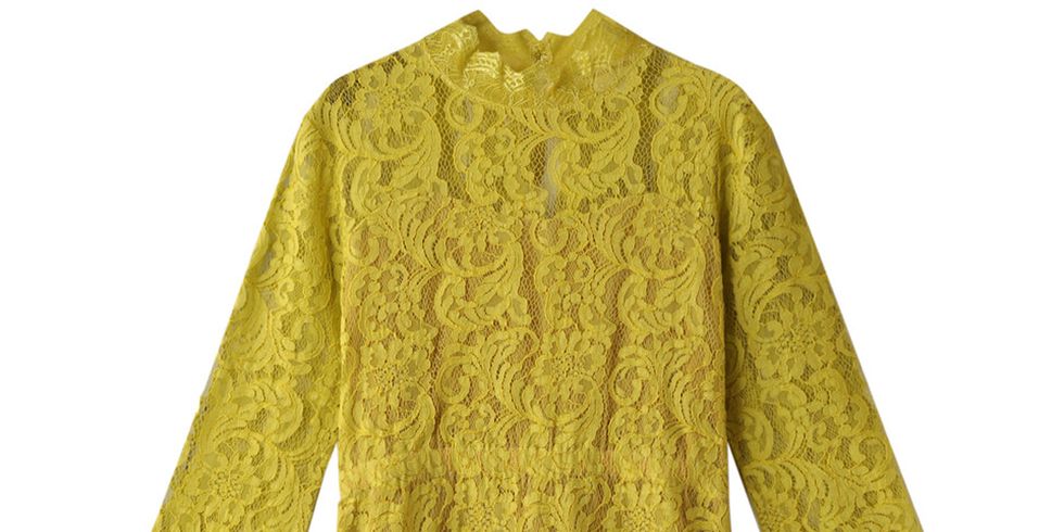 Yellow, Product, Sleeve, Textile, Pattern, Fashion design, Pattern, Active shirt, 