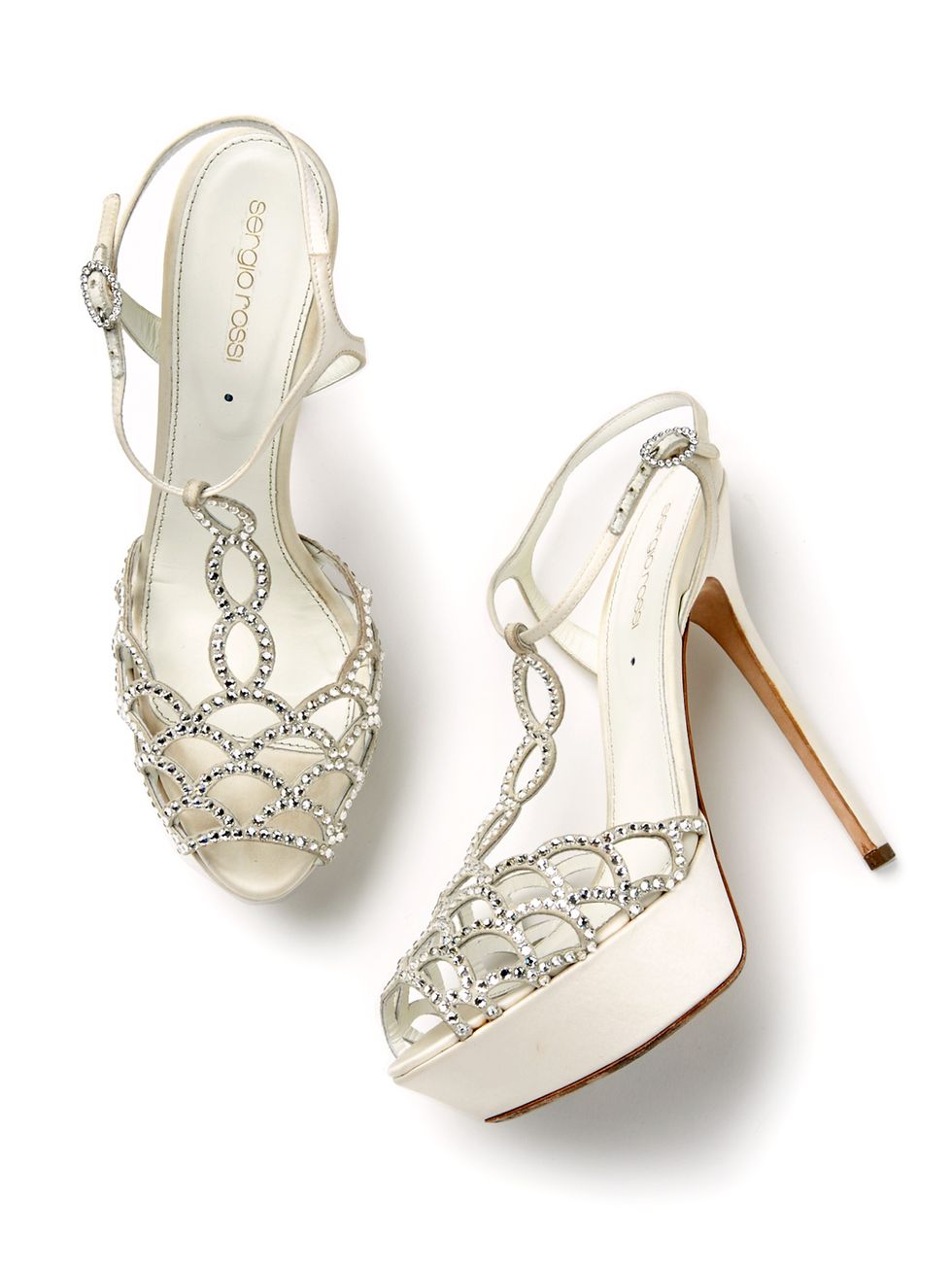 Footwear, Shoe, High heels, Bridal shoe, Sandal, Fashion accessory, Court shoe, Diamond, Slingback, Beige, 