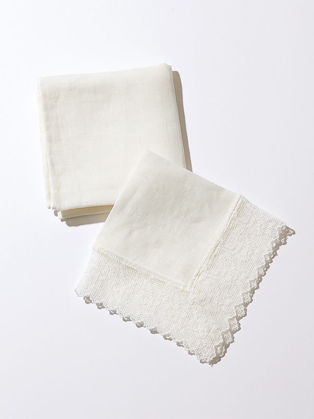 White, Product, Beige, Linens, Textile, Napkin, Handkerchief, Kitchen towel, Rectangle, Dishcloth, 