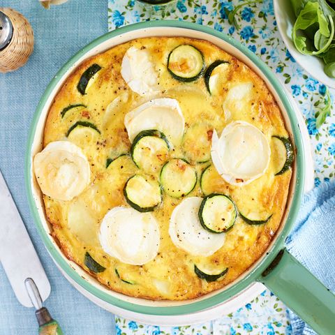 best courgette recipes goat's cheese and courgette tortilla