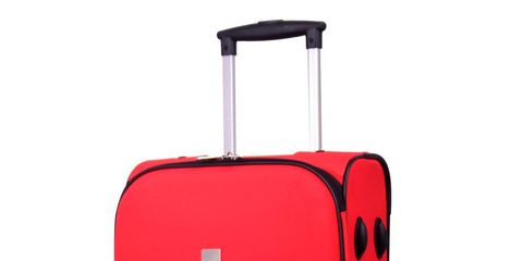 Product, Red, Line, Maroon, Parallel, Rectangle, Grey, Baggage, Luggage and bags, Rolling, 