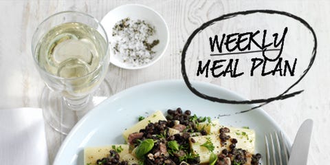 weekly meal planner family favourites
