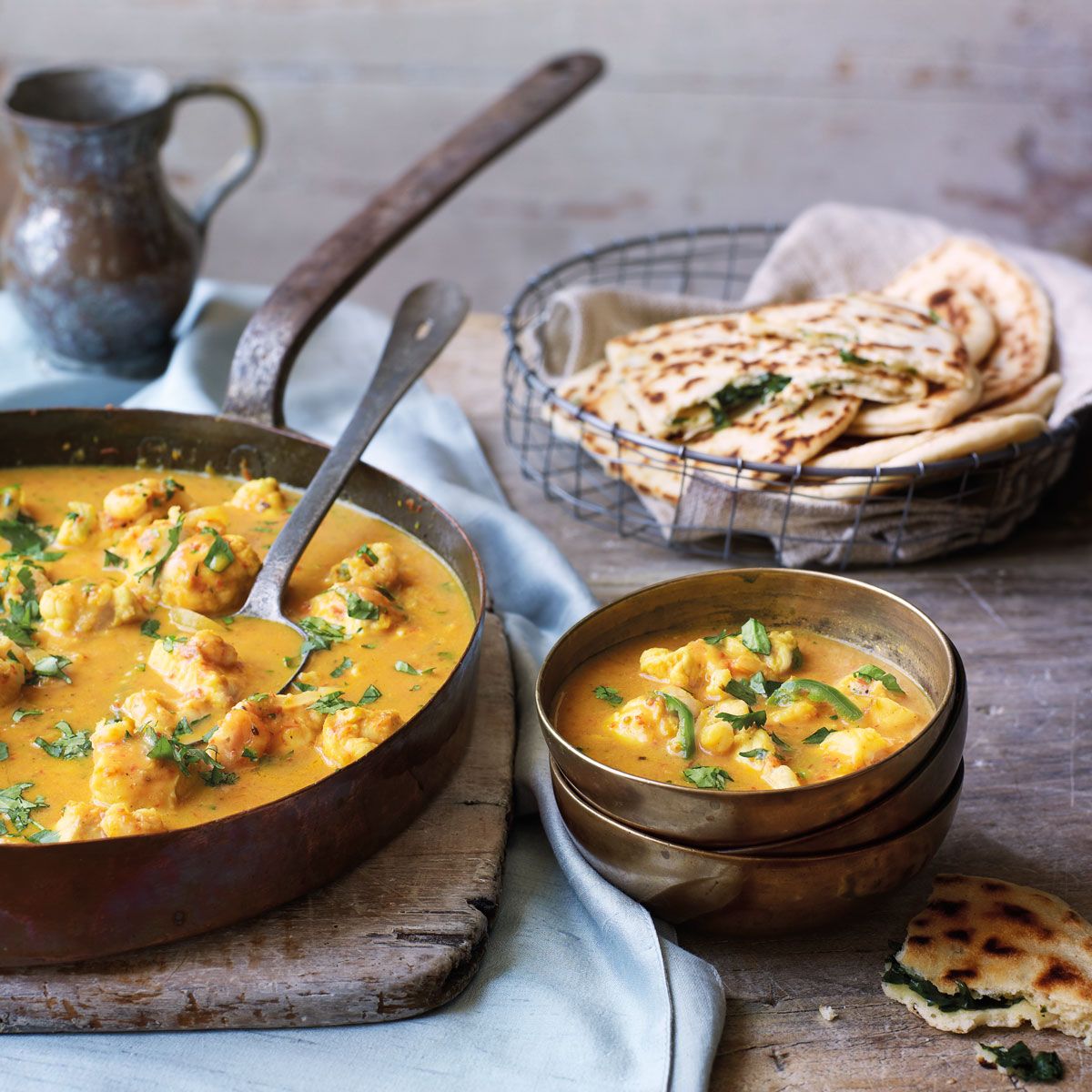 Goan Fish Curry With Garlic And Coriander Naans Curry Recipes