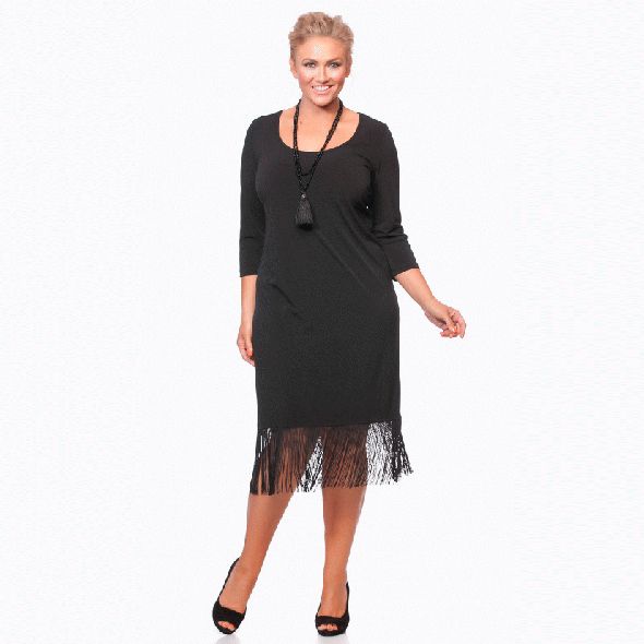 black dresses for curvy ladies