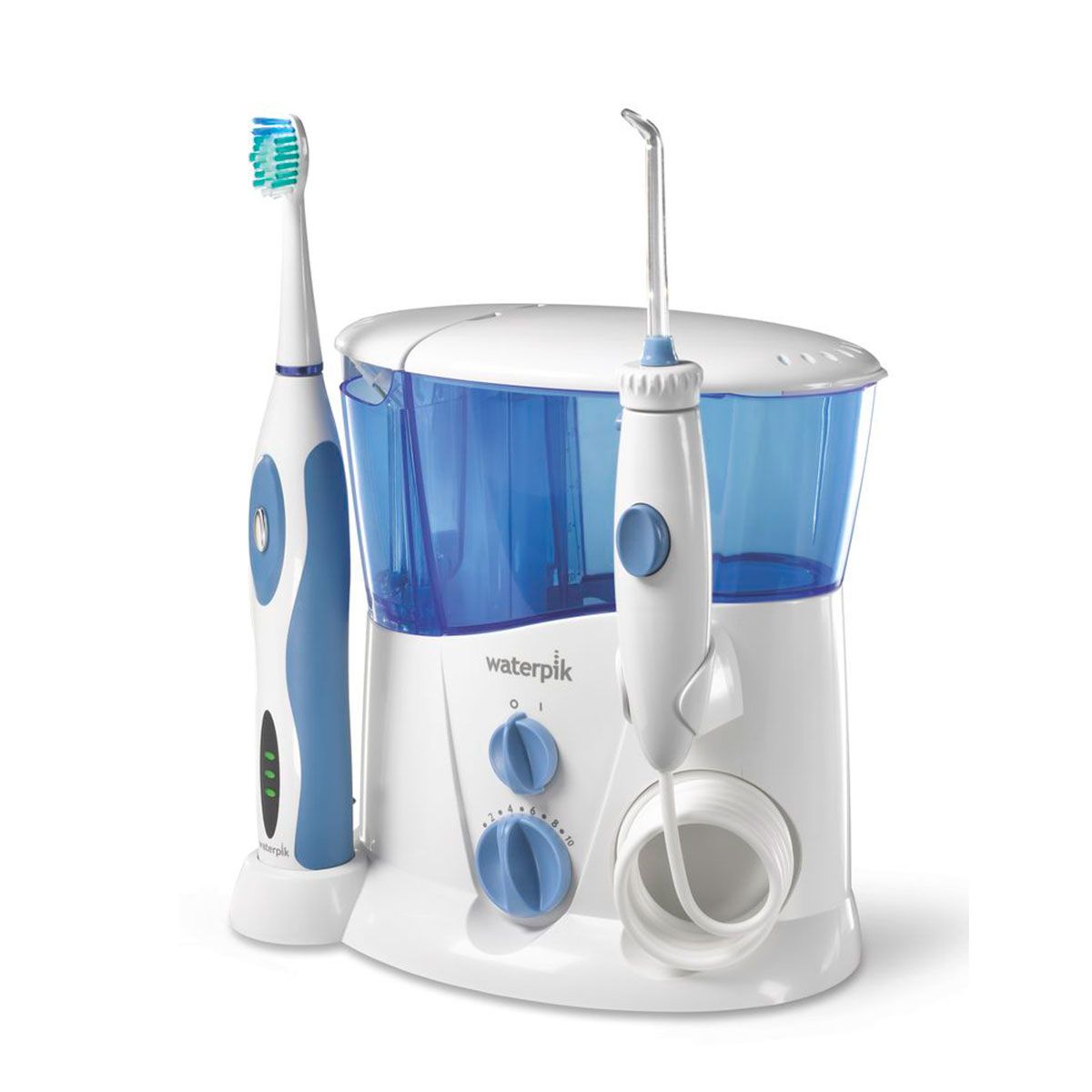 toothbrush with waterpik built in