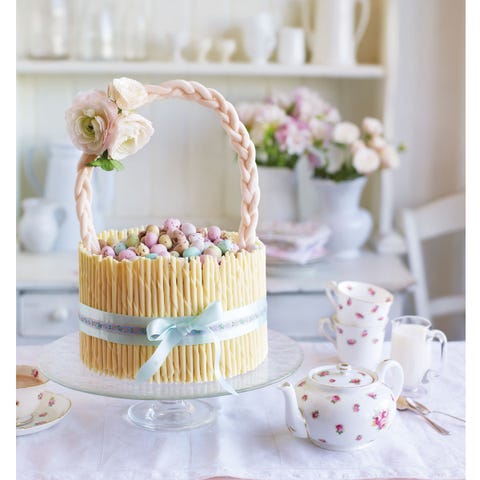 Easter basket cake