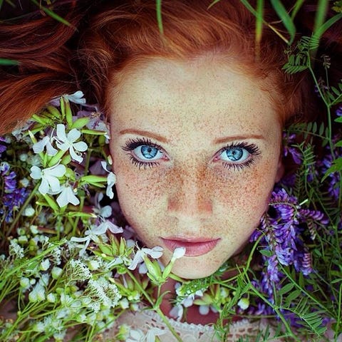Beautiful Shots Celebrate Freckles