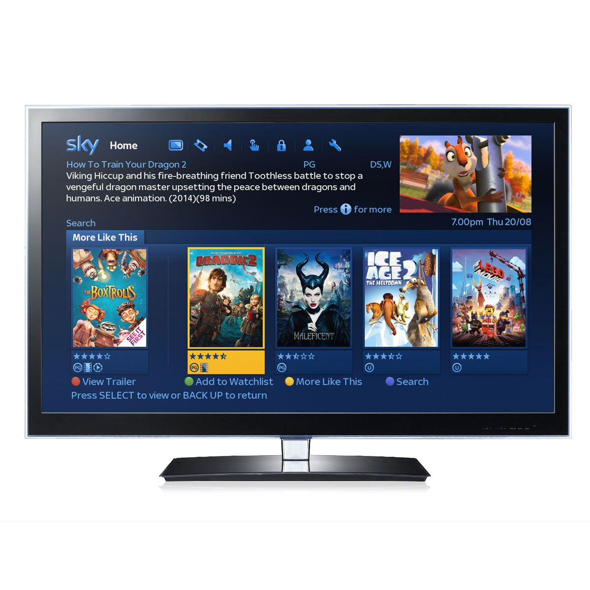 Sky brings recommendations and other new features to Sky+HD customers