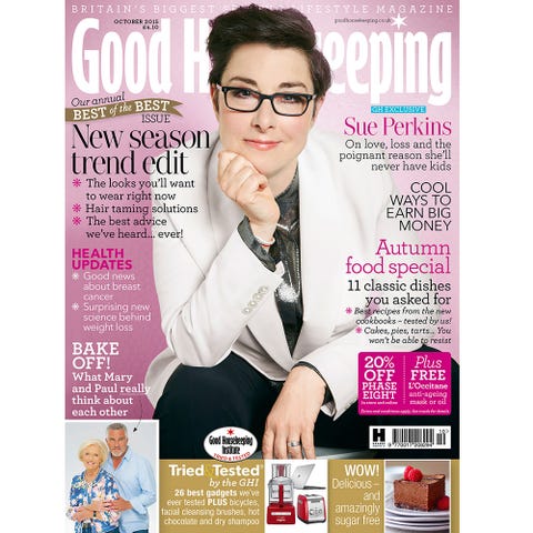 Sue Perkins Is Good Housekeeping S October Cover Star - image