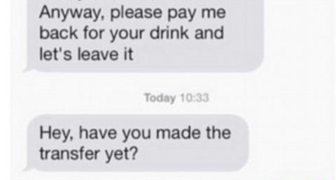 Man asks woman for money back after second date rejection