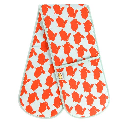 Anorak Kissing Rabbits Double Oven Glove Review