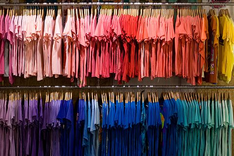 Blå, Tekstil, Pink, Tøjbøjle, Lilla, Elektrisk blå, Magenta, Kollektion, Modedesign, Farvestof, 