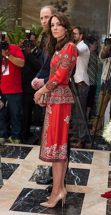 Every outfit the Duchess of Cambridge has worn on her Royal India and ...