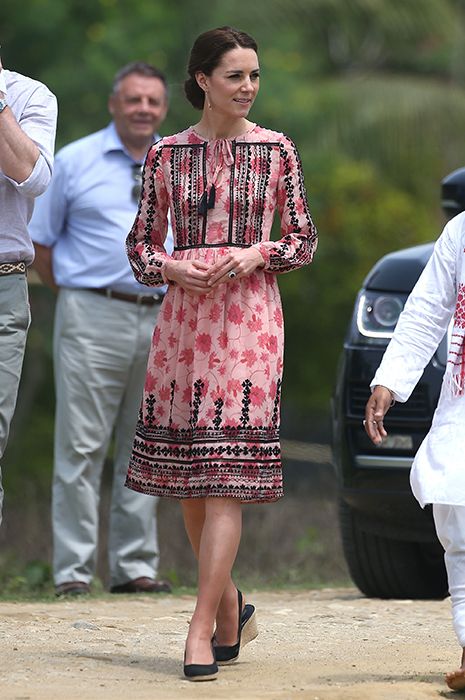 Every outfit the Duchess of Cambridge has worn on her Royal India and ...