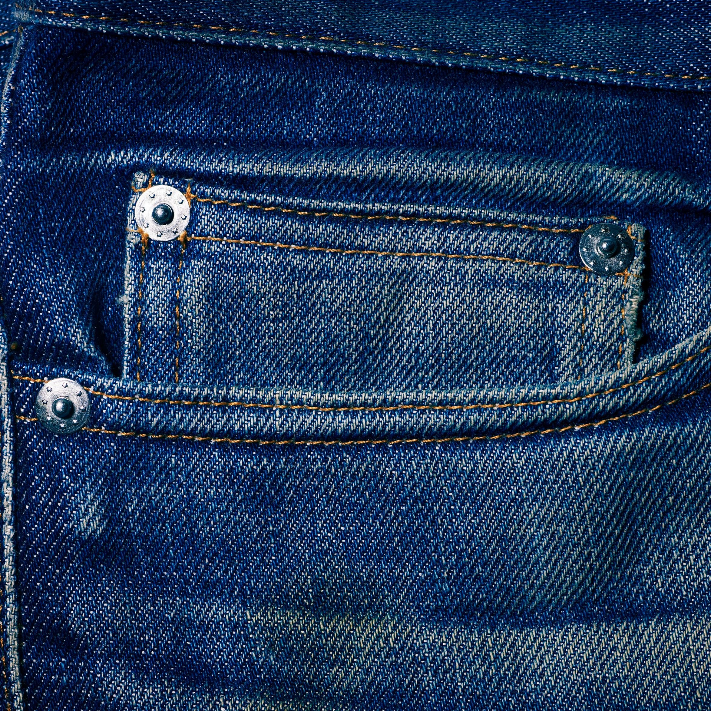 blue button jeans