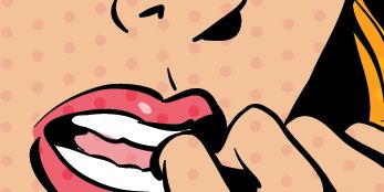 Finger, Tooth, Tongue, Animation, Thumb, Illustration, Graphics, Painting, Clip art, Drawing, 
