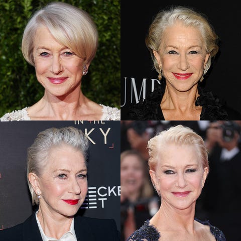 Helen Mirren: Evening beauty looks and makeup tips from the red carpet