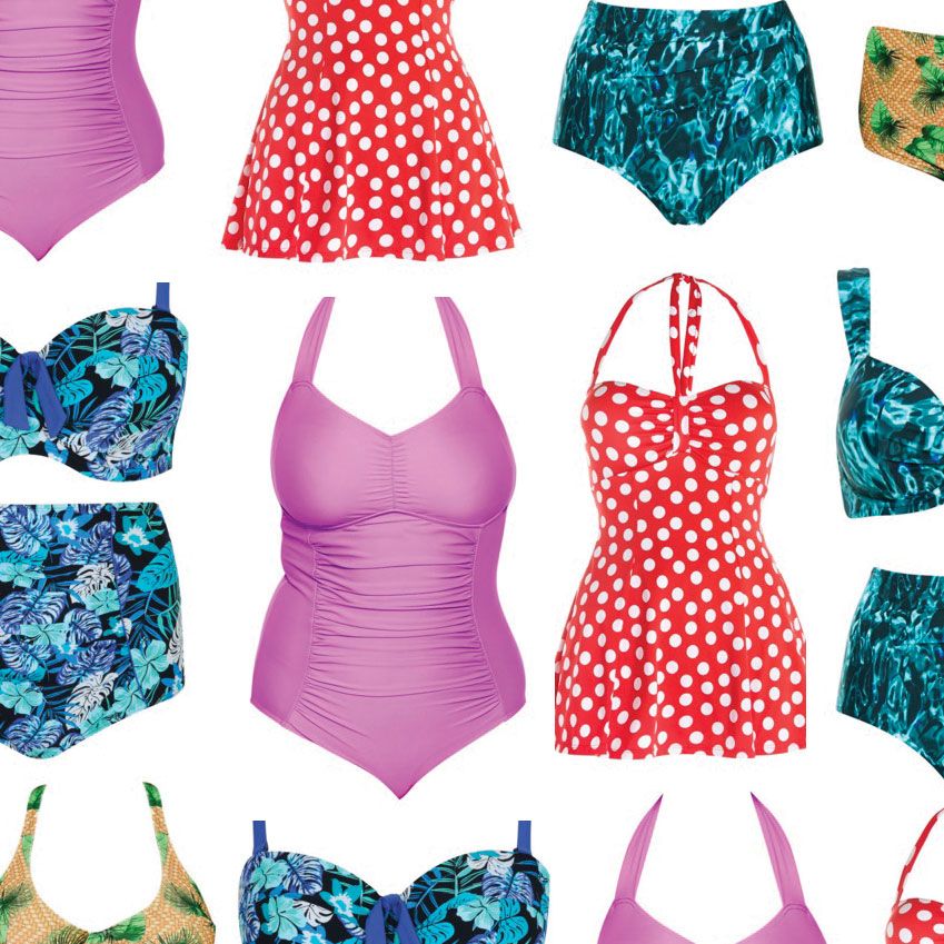 evans plus size swimwear