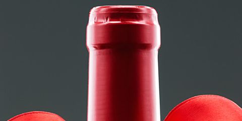 Red, Ribbon, Water bottle, Bottle, Material property, Drinkware, Tableware, Plastic, Wheel, 